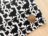 Custom Printed Smooth Faux Leather Cow Print