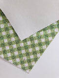 Printed Plaid Chunky Glitter Fabric Sheet