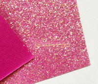 Flowerfields, Premium Chunky Glitter Fabric