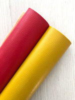 Solid Color Pebbled Faux Leather