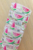 Custom Printed Jelly Sheet -  Watercolor Watermelon Design