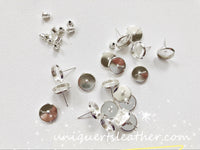 10mm Tray Cabochons Earring Setting 10pcs