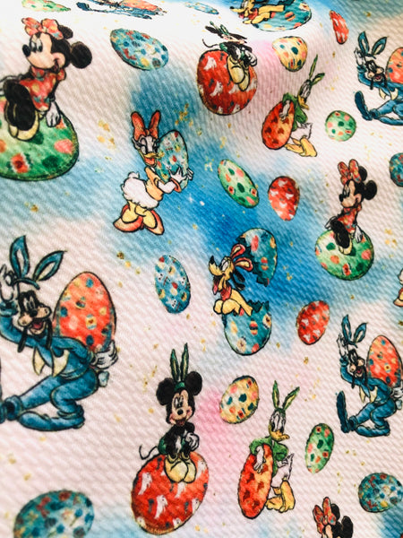 Bullet Fabric with Characters