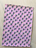 Custom Printed Smooth Leather Cow with Sunflowers - Felt Backing