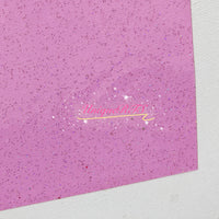 Glitter Transparent Waterproof Jelly Sheet