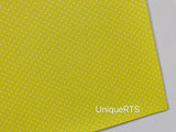 White Small Polka Dots on Solid Color Background - 3 Color Options