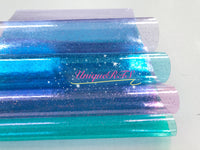 Glitter Transparent Waterproof Jelly Sheet