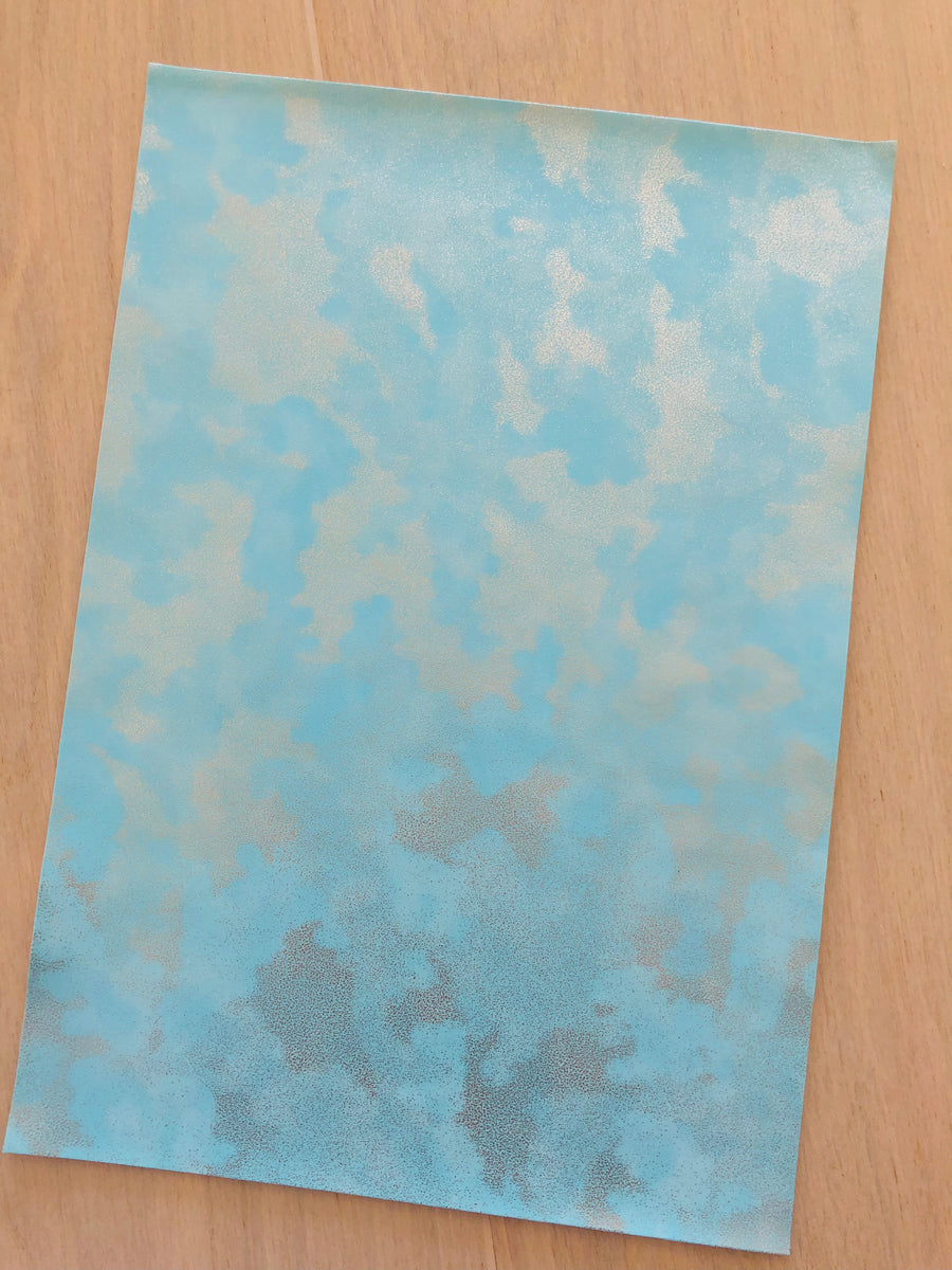 Metallic Blue Faux Leather – UniqueRTS Leather