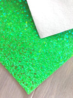 LUX Neon Color Chunky Glitter - Felt Backing