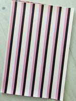 Custom Printed Smooth Faux Leather Color Strips - Felt Backing