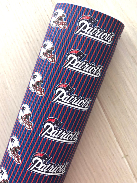 Printed Faux Leather Patriots