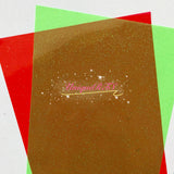 Glitter Transparent Waterproof Jelly Sheet